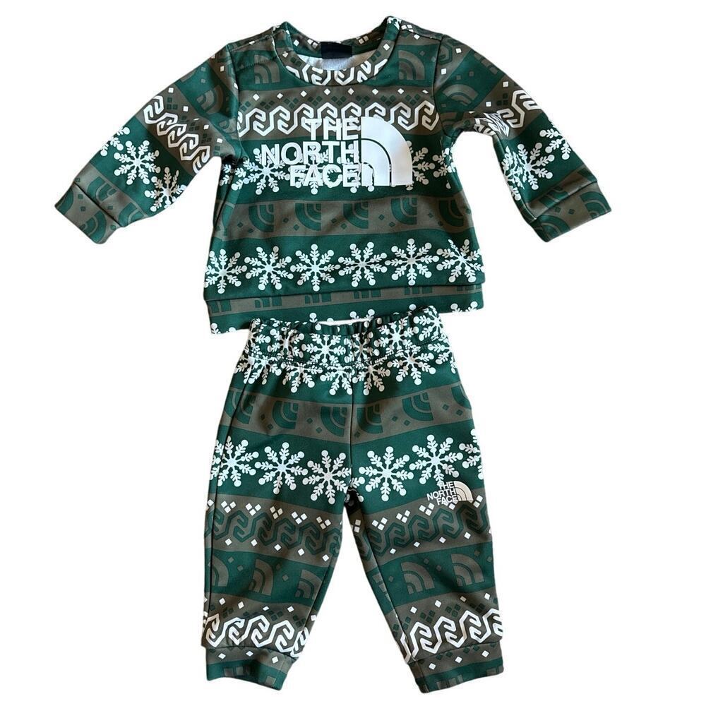 Infant FairIsle The North Face Surgent Crew Sweatshirt Set Size 6-12 months